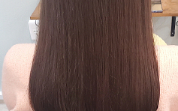 ピンクブラウンで艶感♪