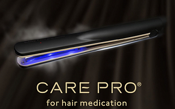 トリートメント浸透促進 超音波アイロン【CAREPRO】